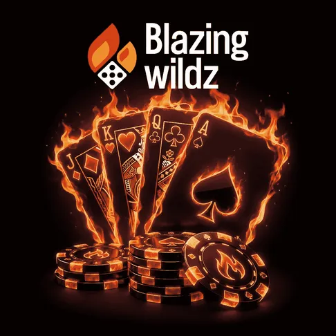 Burning playing cards and chips